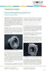 Advanced Rolling Bearing Solutions for Aeroderivative Gas Turbines