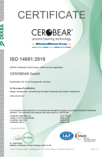 Environmental Management System to ISO 14001
